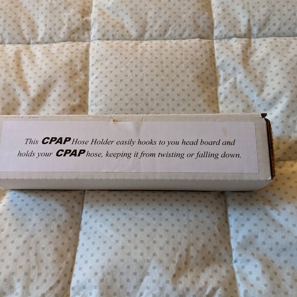 CPAP Hose Holder attaches to headboard - Picture 2 of 5